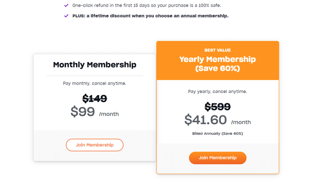 Mindvalley Pricing Plan