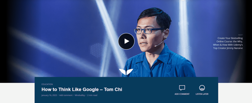 How To Think Like Google-Tom Chi