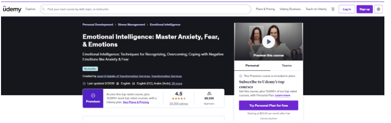 Anxiety and Fear Anxiety and Fear